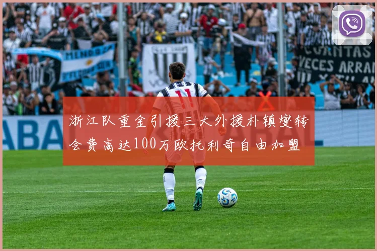 浙江队重金引援三大外援朴镇燮转会费高达100万欧托利奇自由加盟